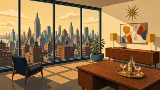 Madison Avenue corner office print